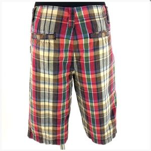 Duck Head Long Plaid 4 Pocket 100% Cotton Shorts
